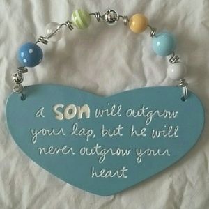 🆕Stepping Stones Ceramic Son Wall Art Heart Decor